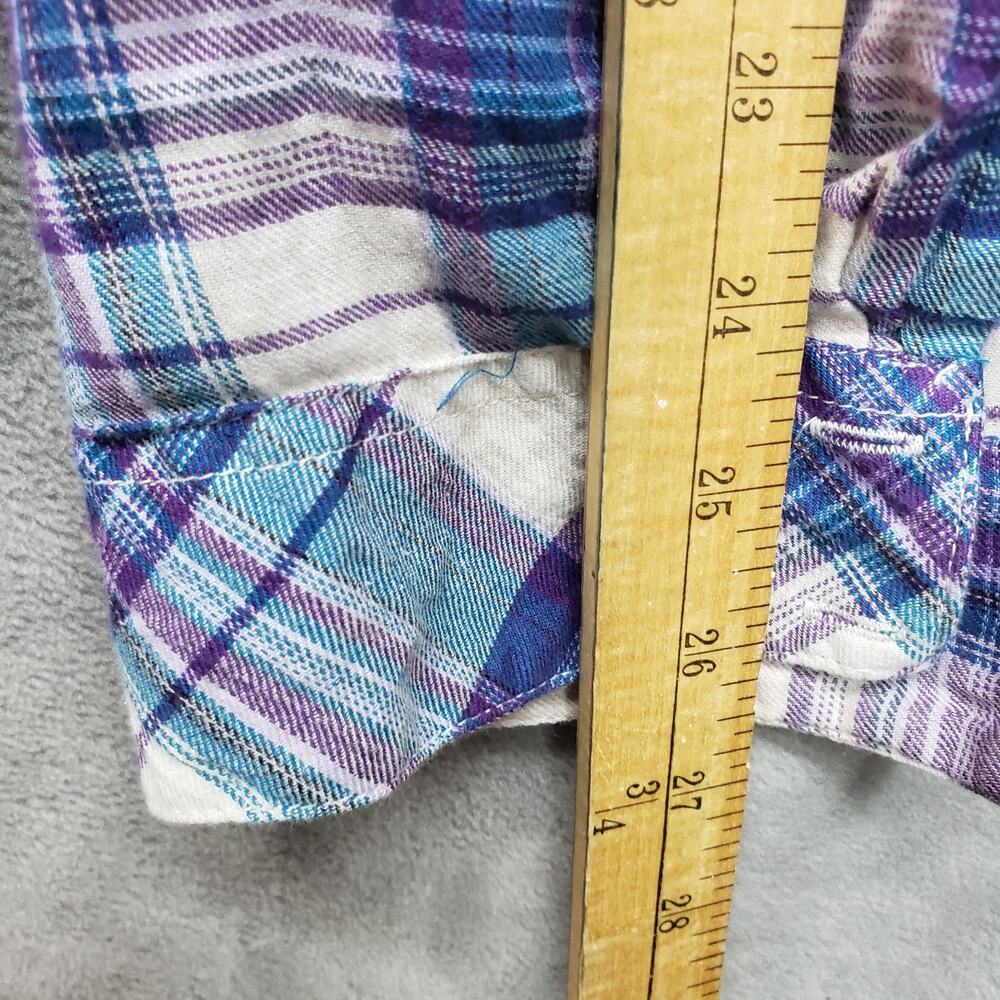 Relativity Plaid Shirt Womens SZ 3X NWT Long Sleeve Button Down Top Lightweight - Picture 15 of 15